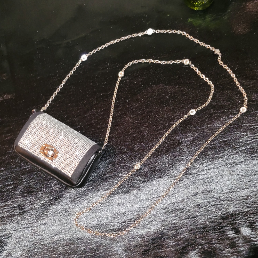 NWOT Mini Bling Crossbody-25in chain